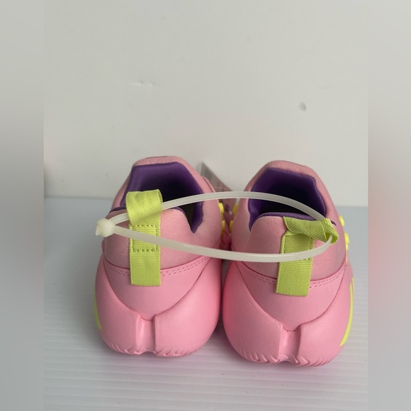 Adidas RapidaZen Lego I Pink Yellow FZ0397 Girls Sneakers Slip On Size US 9.5K - Picture 5 of 7
